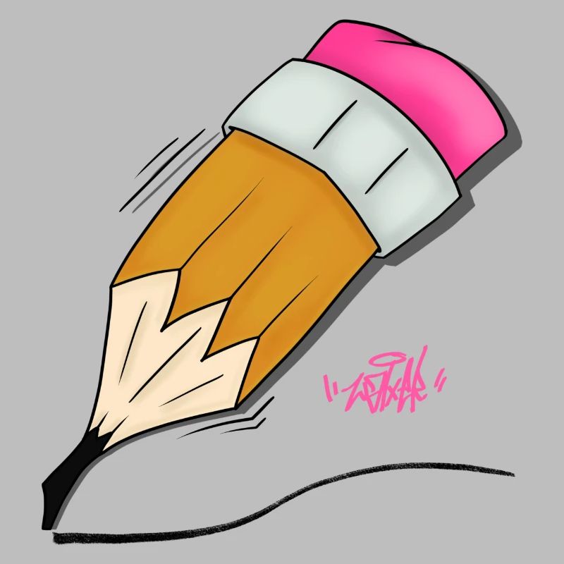 Buntstift Doodle Stil