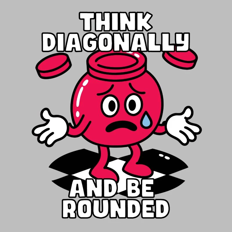 Think Diagonally, Be a Checker