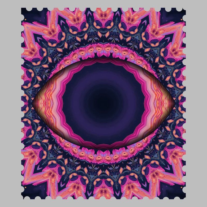 Psychedelic Eye Mandala