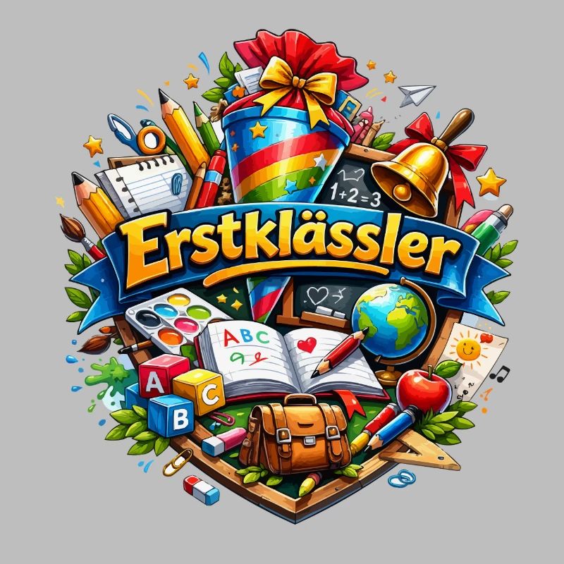 First Grade Learning World Logo