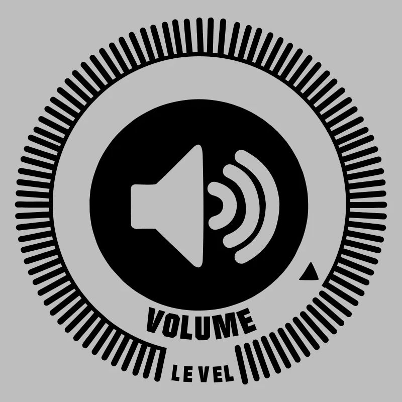 Volume level knob
