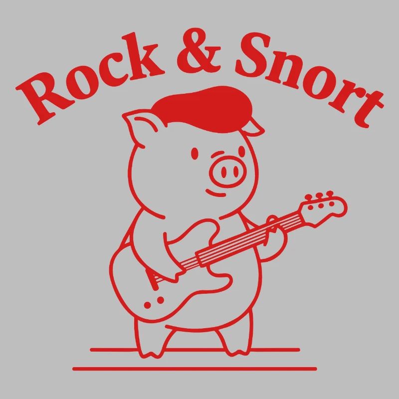 Rock & Snort Pig Guitar