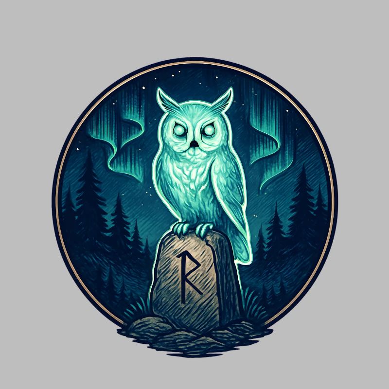 Nachtwald Eulen-Runeemblem