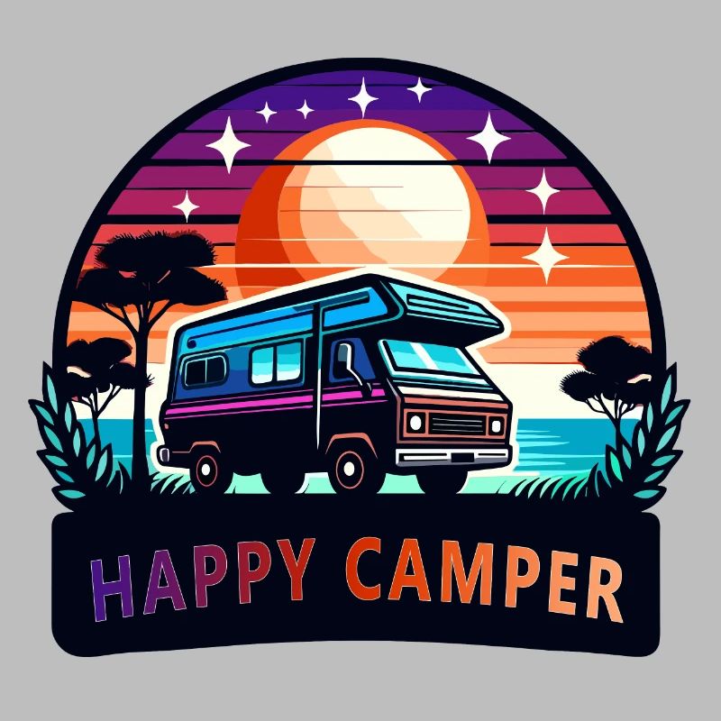 Sunset Happy Camper Van