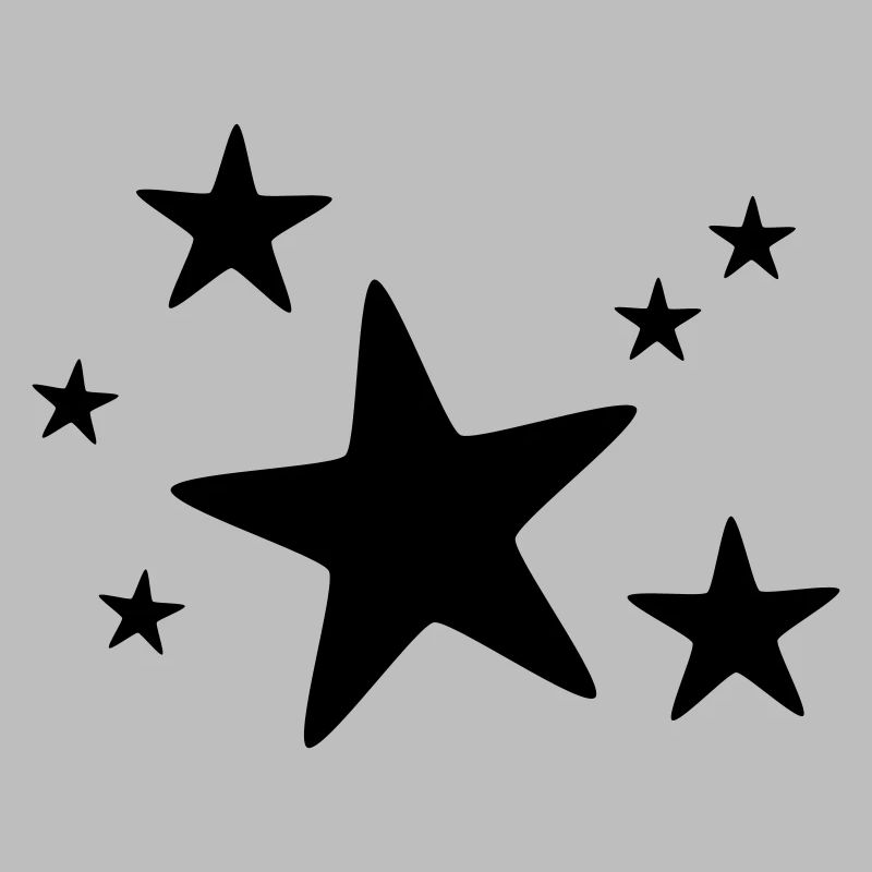 Sternengruppe einfarbig