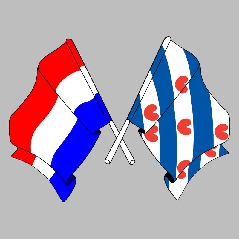 Drapeau des Pays-Bas, Frise croisé