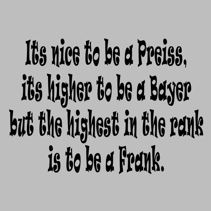 Its nice to be a Preiss ...