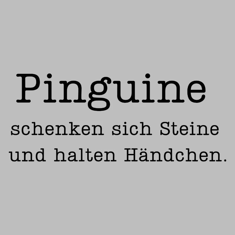 Science Snack Typewriter: Pinguine schenken sich 