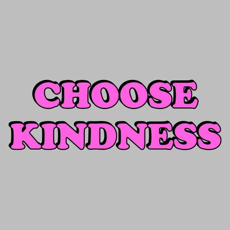 Wählen Sie Kindness pink