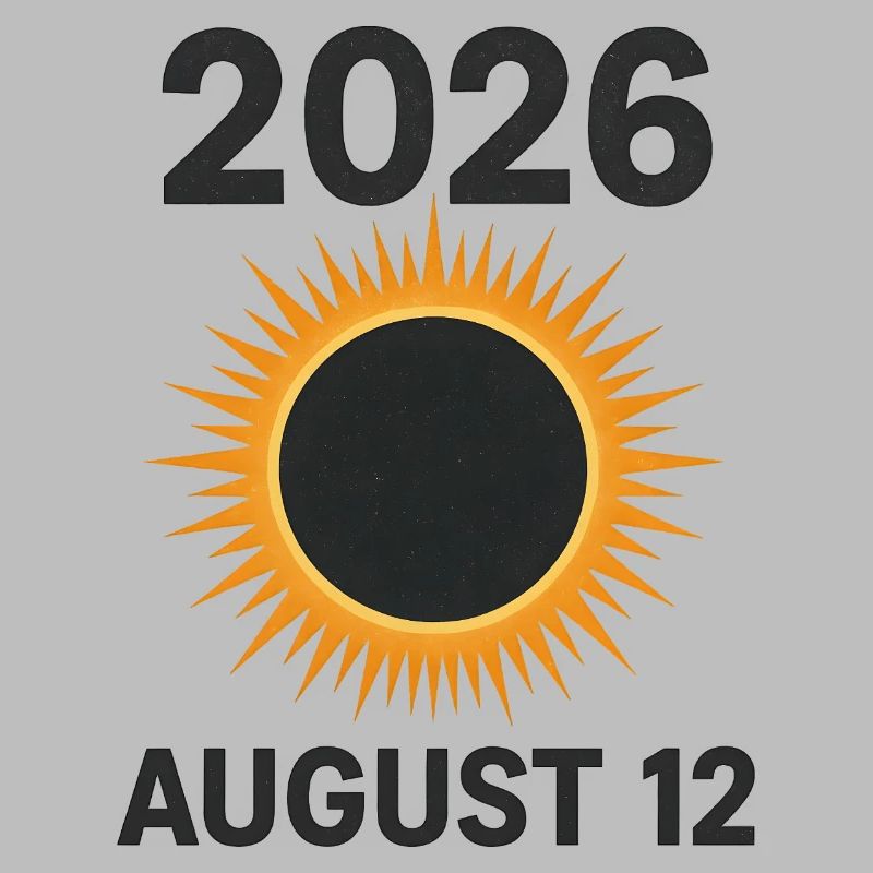 12 août 2026 - éclipse totale de Soleil