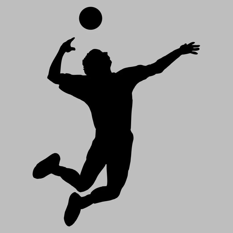 Volleyball gesprungen Schlag oder Service