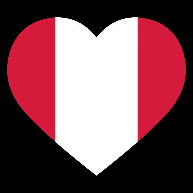 Peru Heart Flag