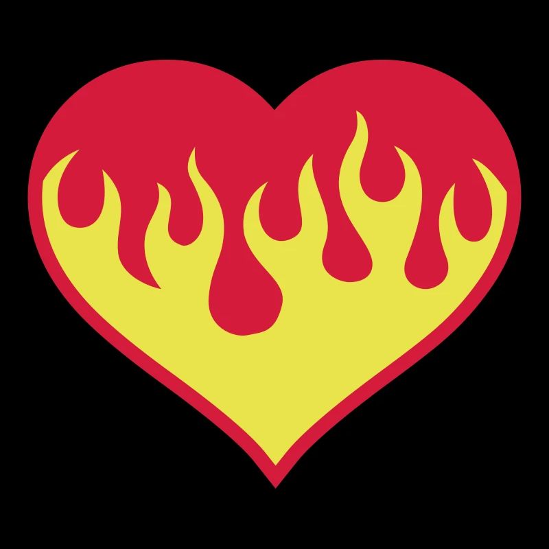 Flammendes Herz