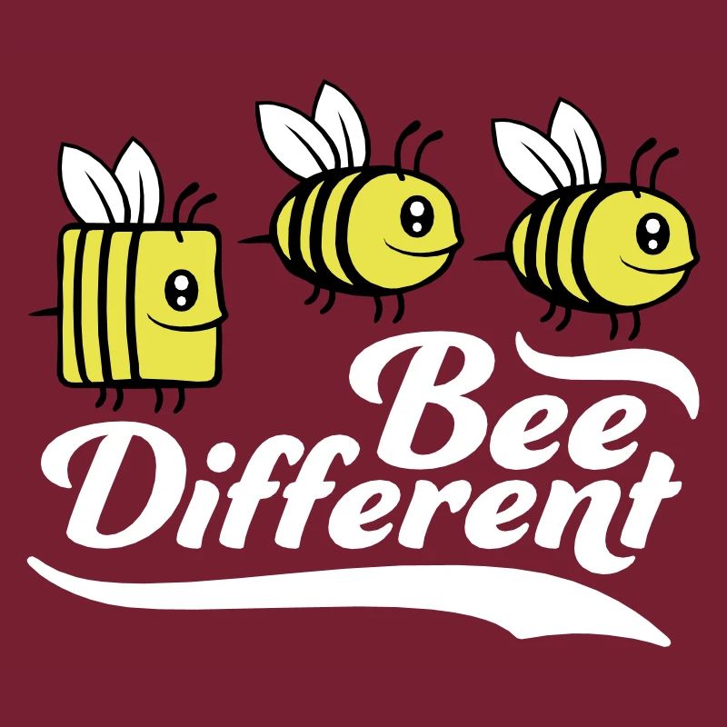 bee different Spruch Zitat