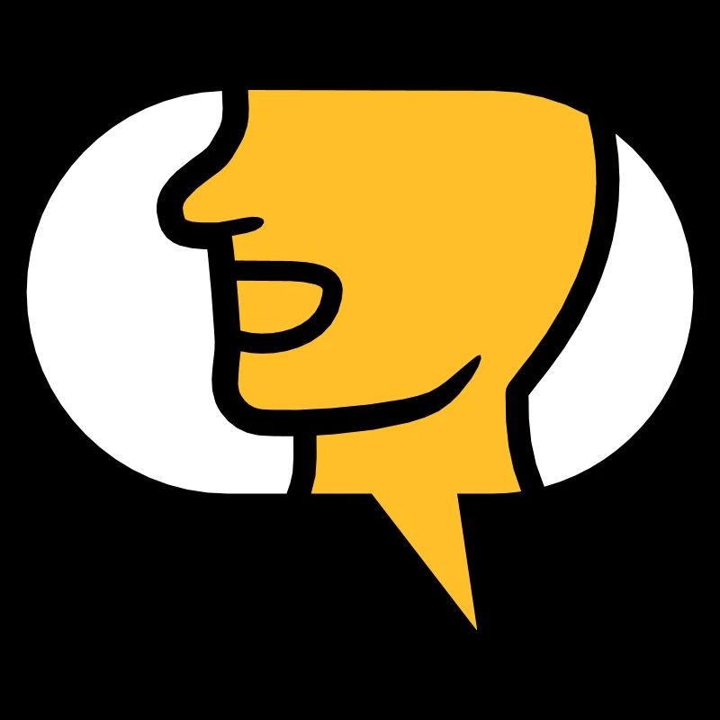 Quatschen einfaches Symbol Sprechblase