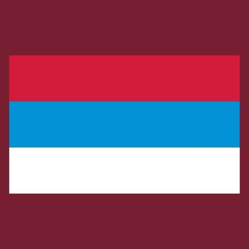 Nationalflagge von Serbien
