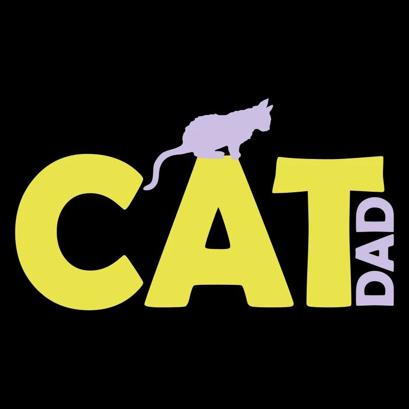Conception du logo Cat Dad