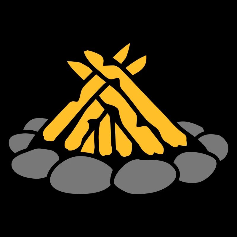 Feu de camp Romance Camping Feu de camp Camping