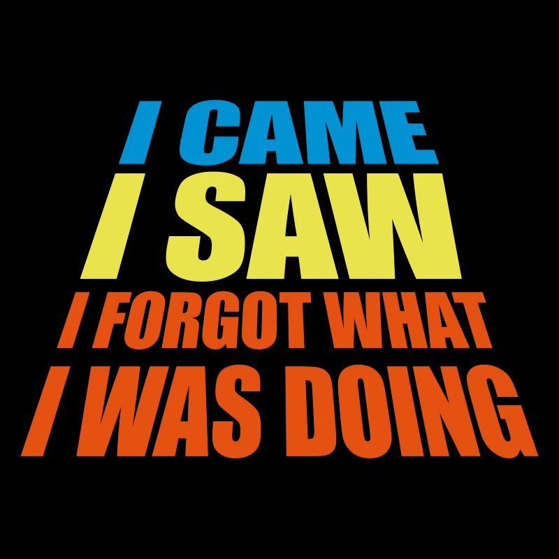 I came saw forget