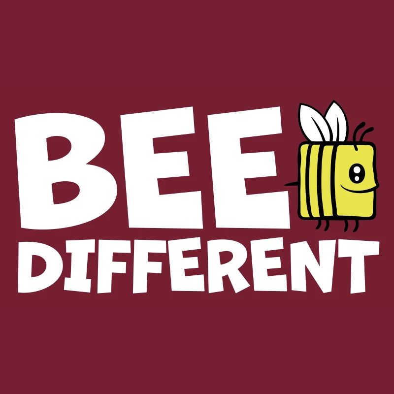 bee different Spruch Zitat