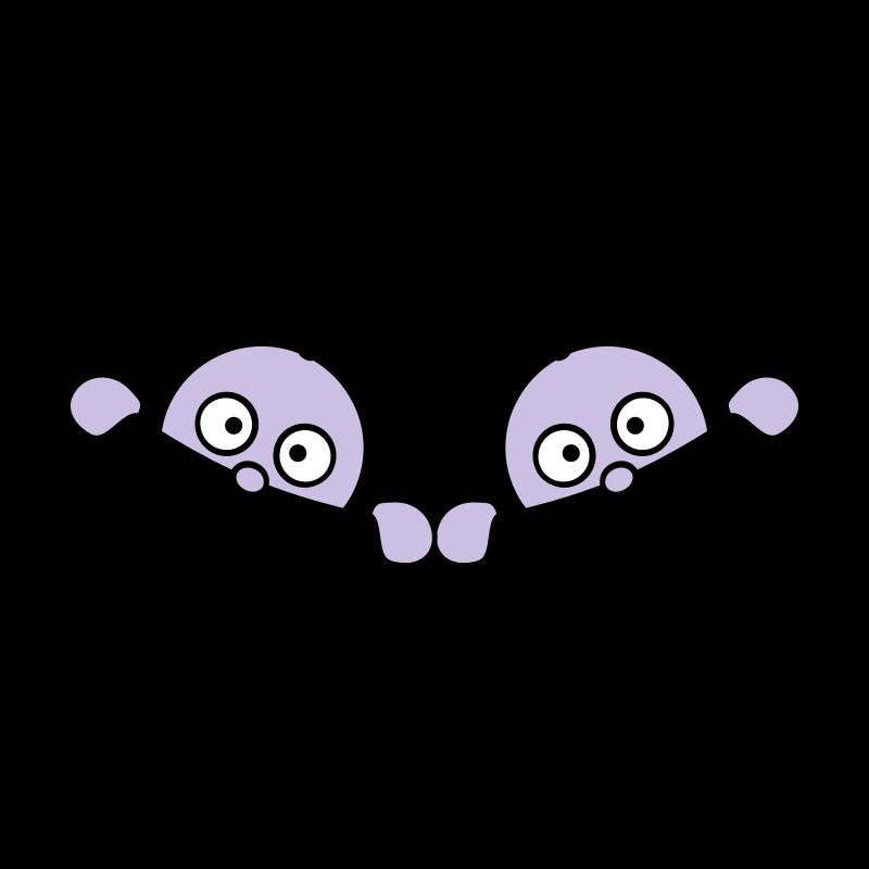 Comic Twins Peeking Out Belly 2 Bébés Enceintes