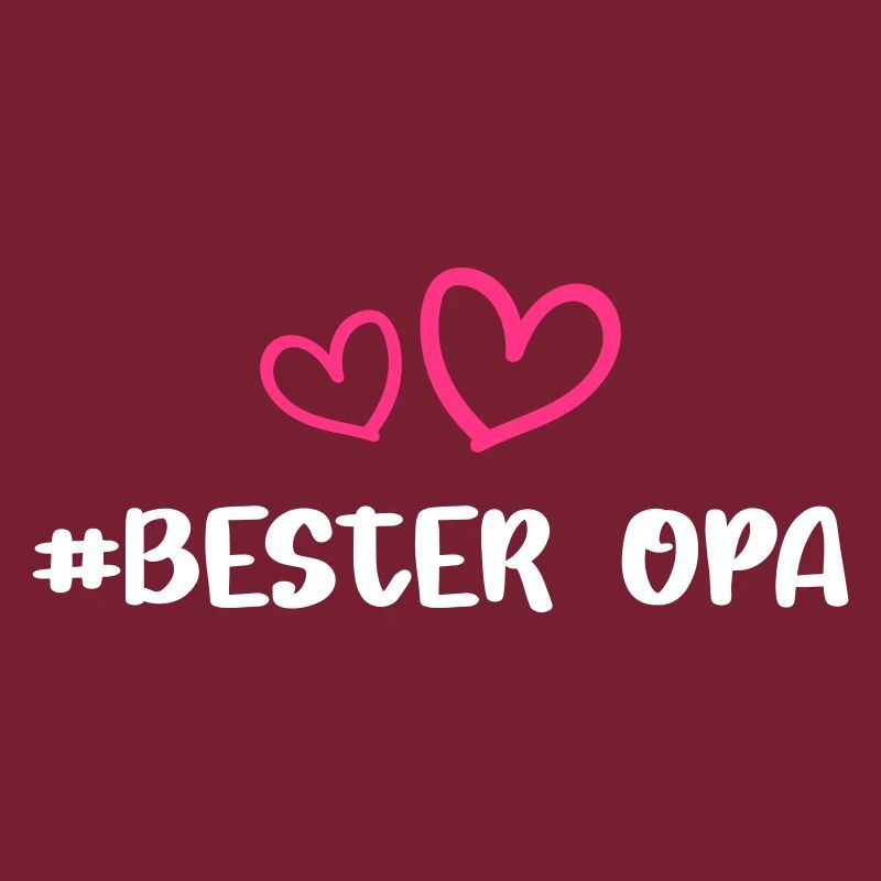 Bester Opa Herz Liebe