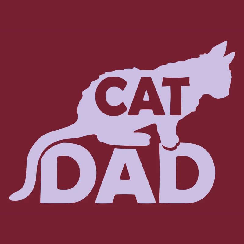 Logo Design Cat Dad