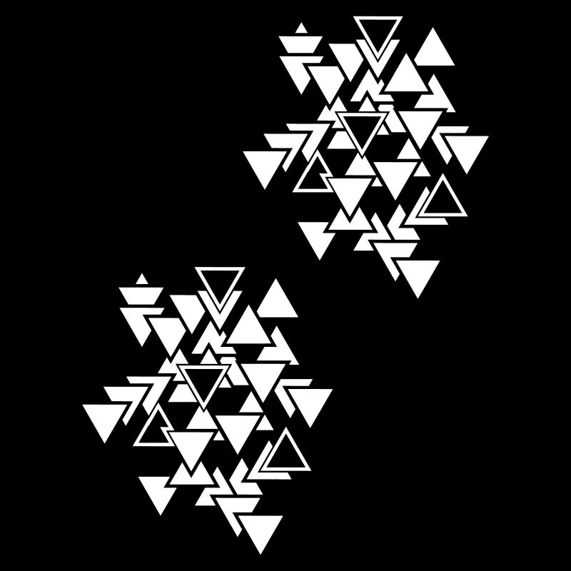 Triangles graphic pattern