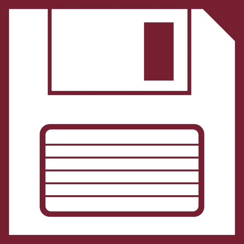 Diskette Speicher Symbol