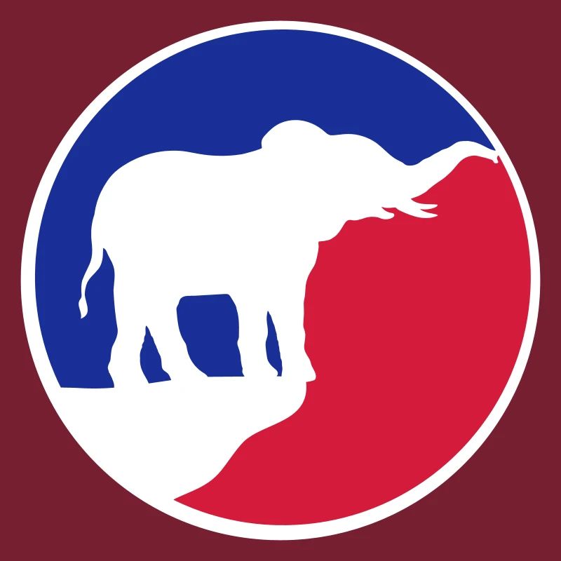 Elefant Silhouette Klippe Mond