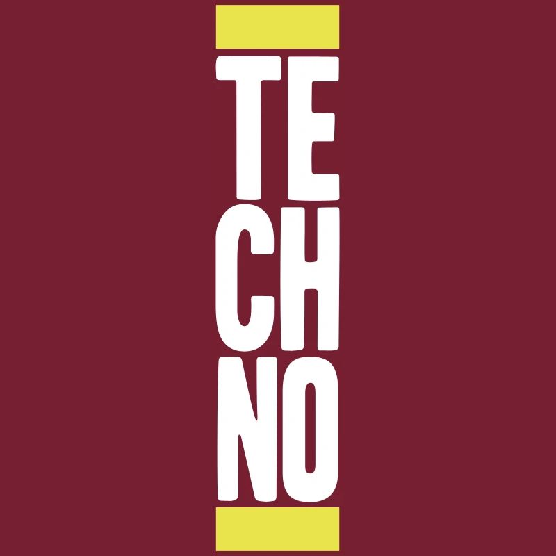 Techno Liebe Zitat Spruch Musik Party Feiern Logo