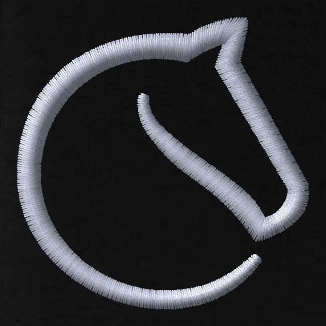 embroidered lichess logo