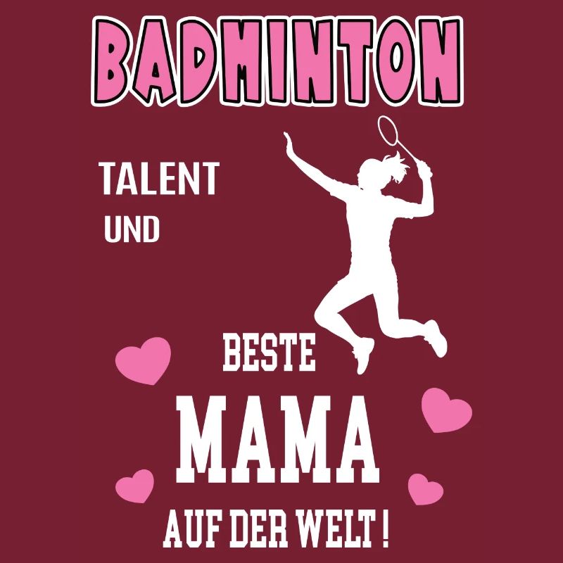 Badminton Beste Mama Mutter Muttertag Geburtstag