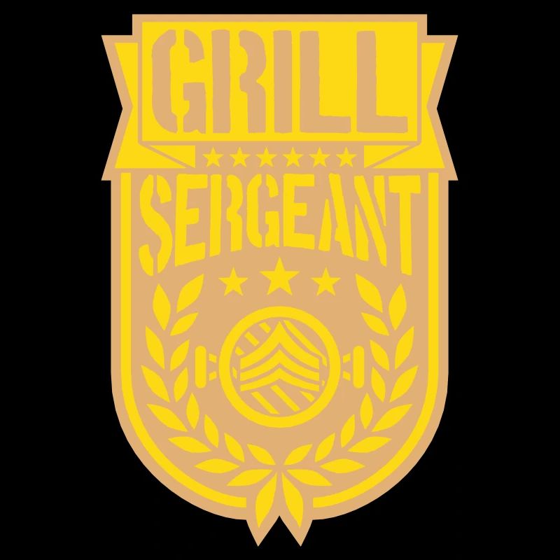 Grill Sergeant cool Lorbeerkranz