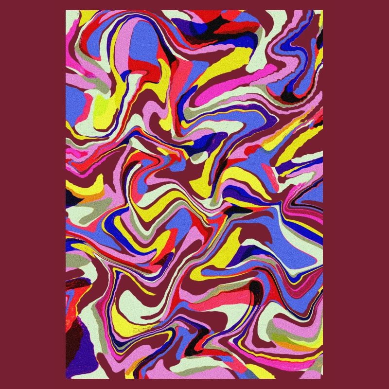 Abstract colorful pattern liquid