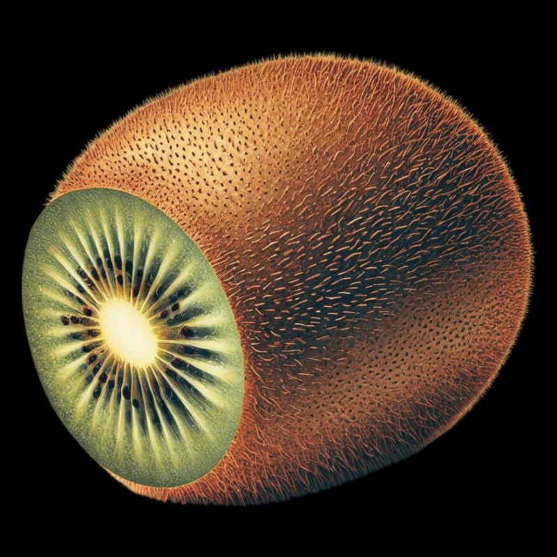 Kiwi Fruit Retro Look Fruit Collection