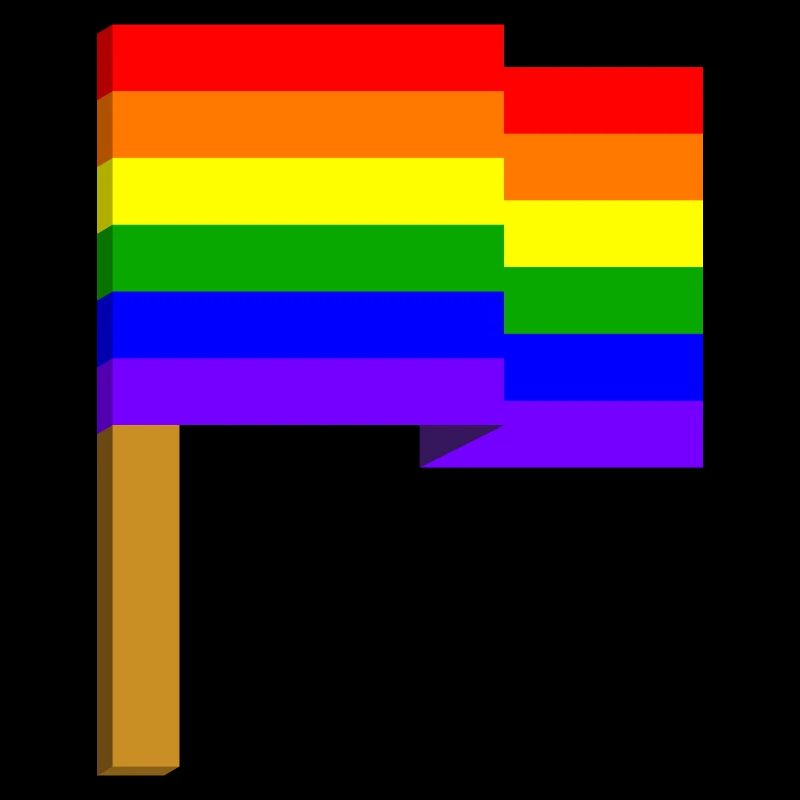 Simplistic Pride Flag Design