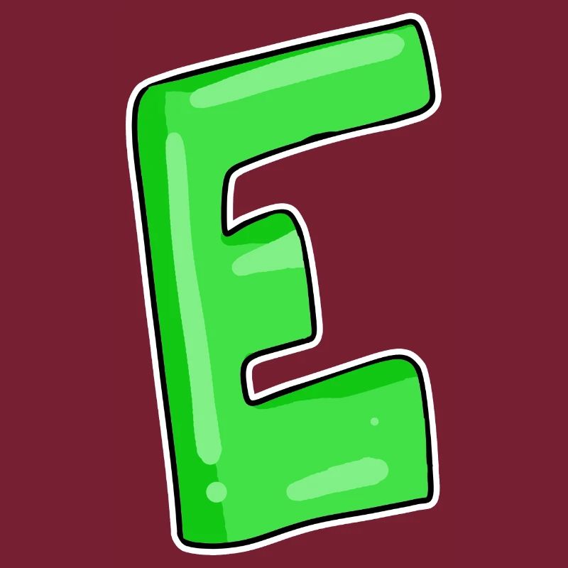 Buchstabe E Anfangsbuchstabe