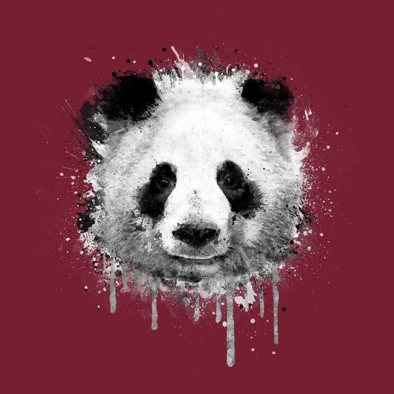Cool Artistic Panda Portrait conception d'aquarell