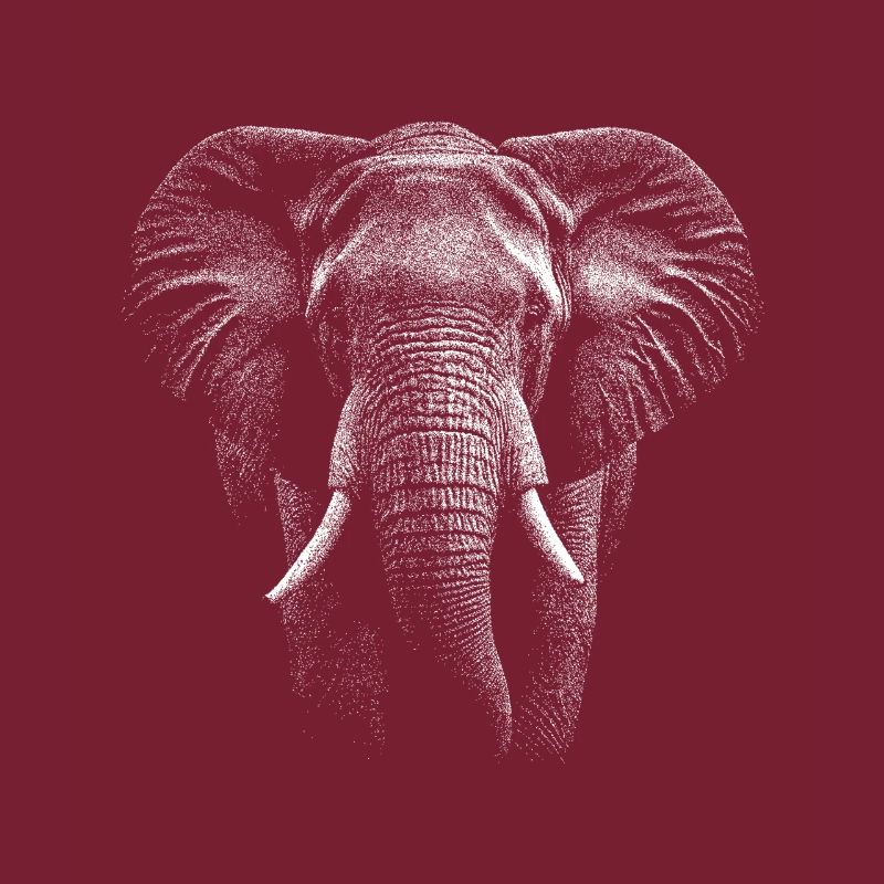 Realistisches Elefanten Design