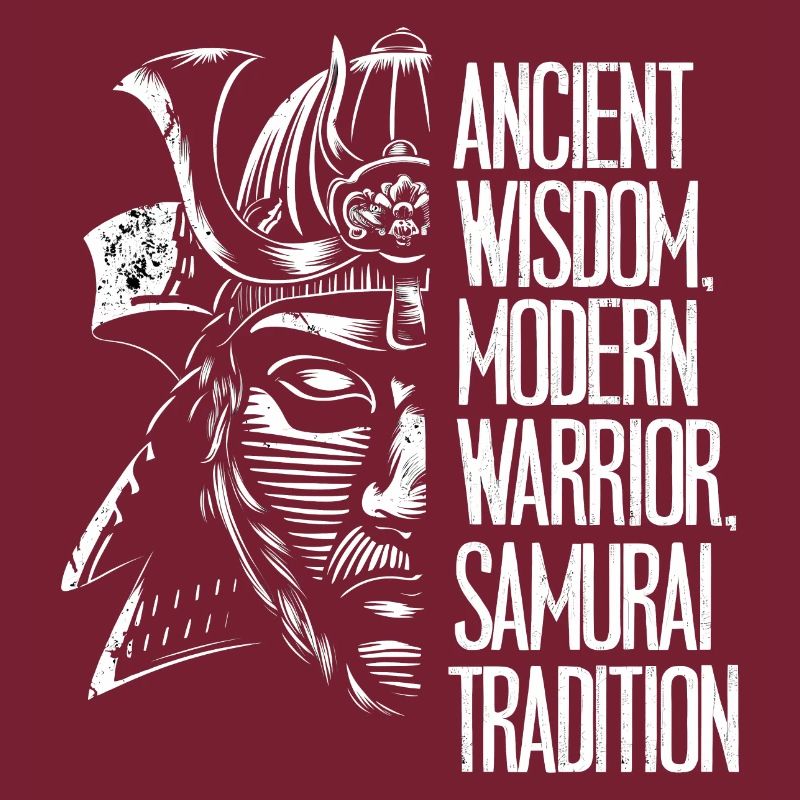 Schwarz-Weiß-Samurai