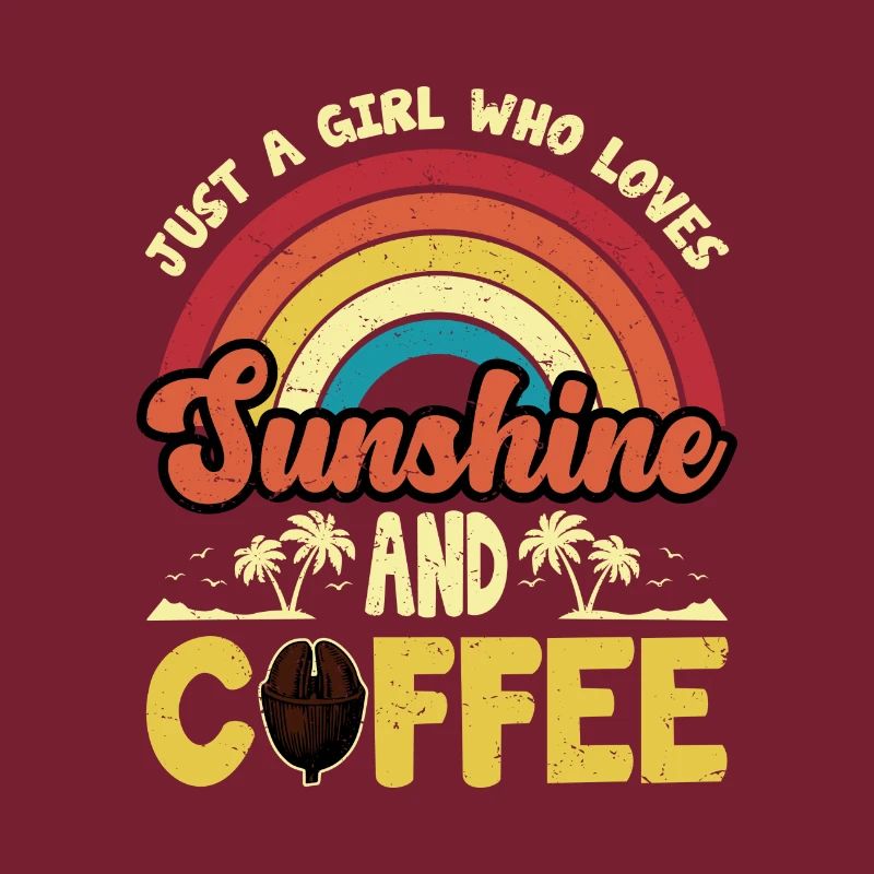 Nur ein Mädchen, das Kaffeedesign liebt