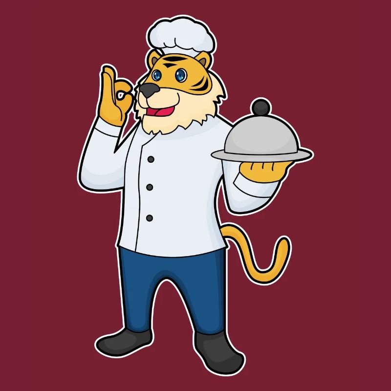 Tiger Cook Serving Bell Cooking