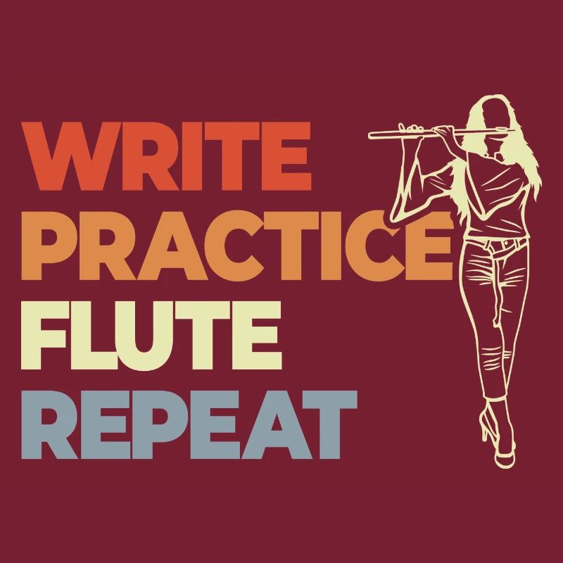 Write Practice Flute Repeat