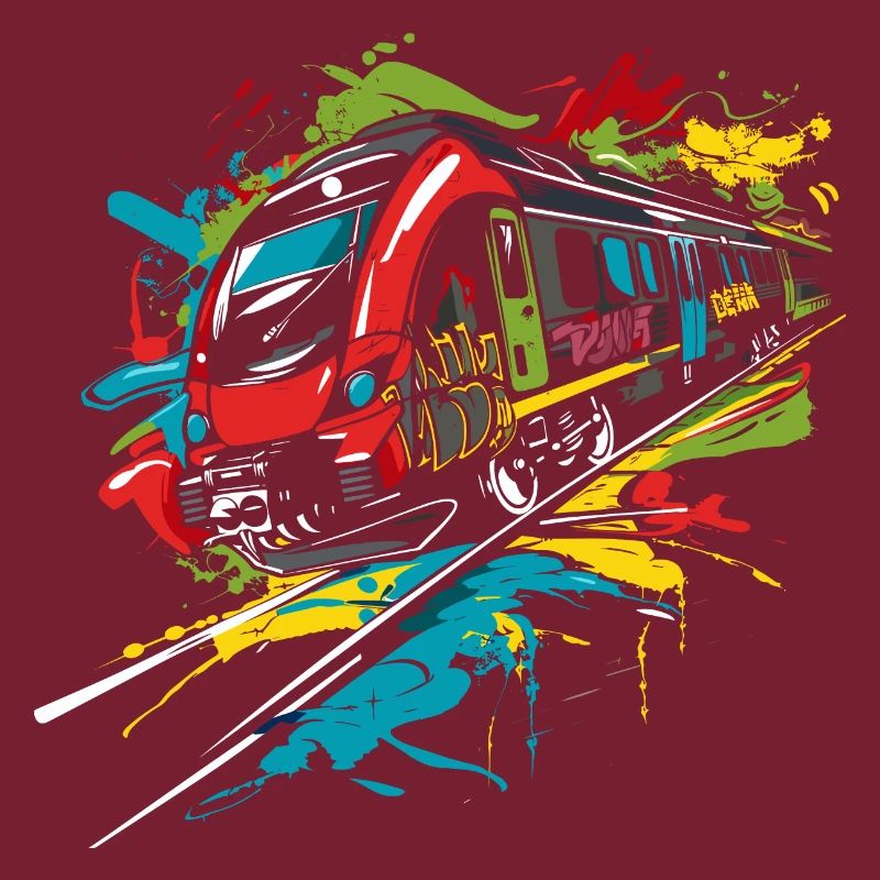 Graffiti Eisenbahn