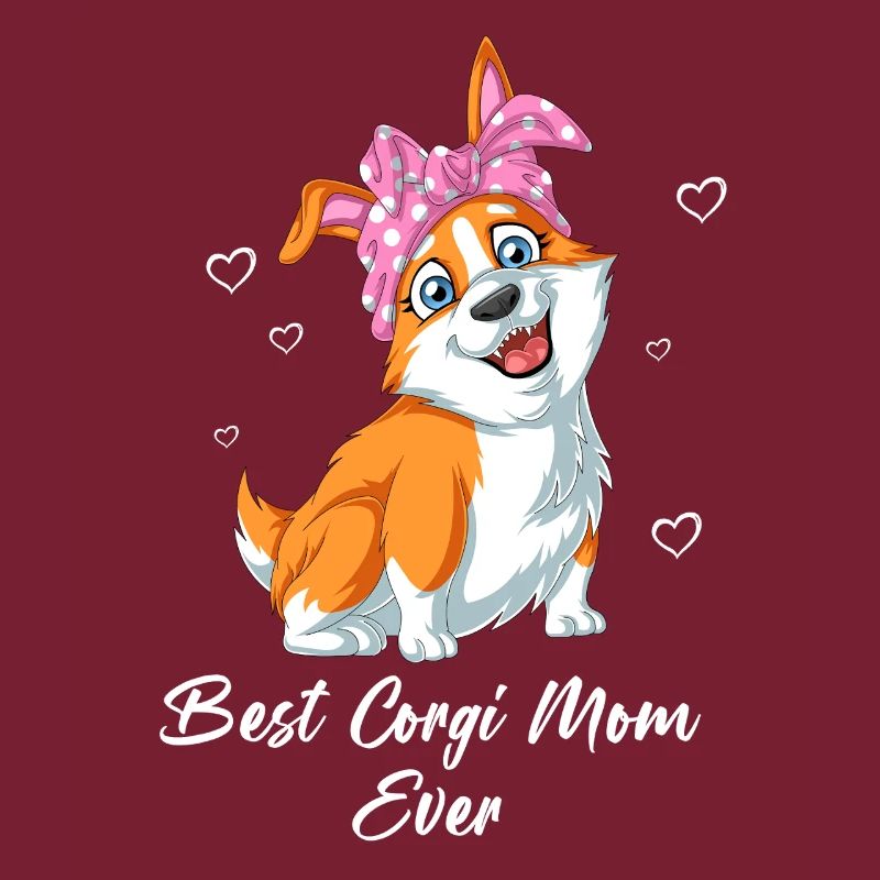 Süße Corgi Mama Statement Muttertagsgeschenk