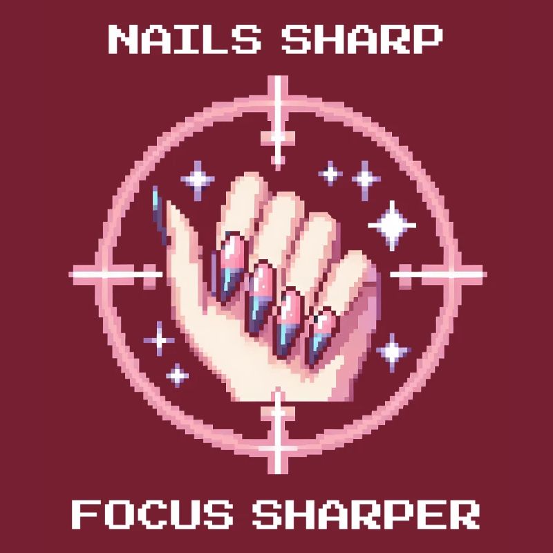 Sharp nails, even sharper focus | Girly Edge