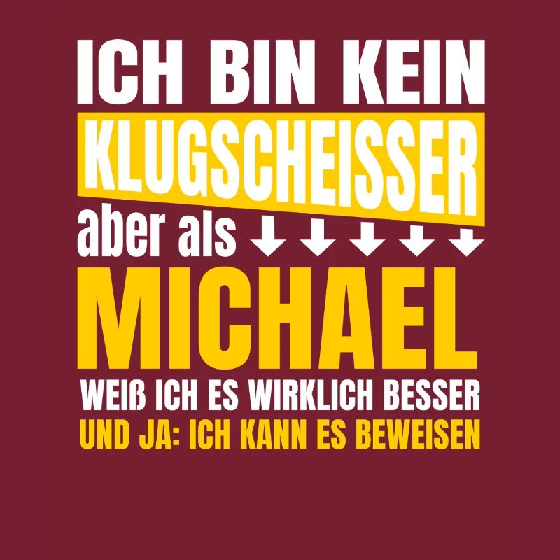 Ich bin kein Klugscheisser Michael