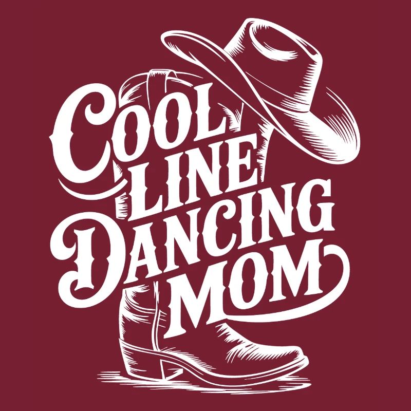 Ligne de danseuse avec maman western Tee