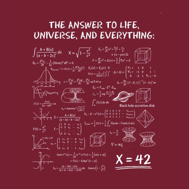 La réponse à tout – Design de nerds scientifiques